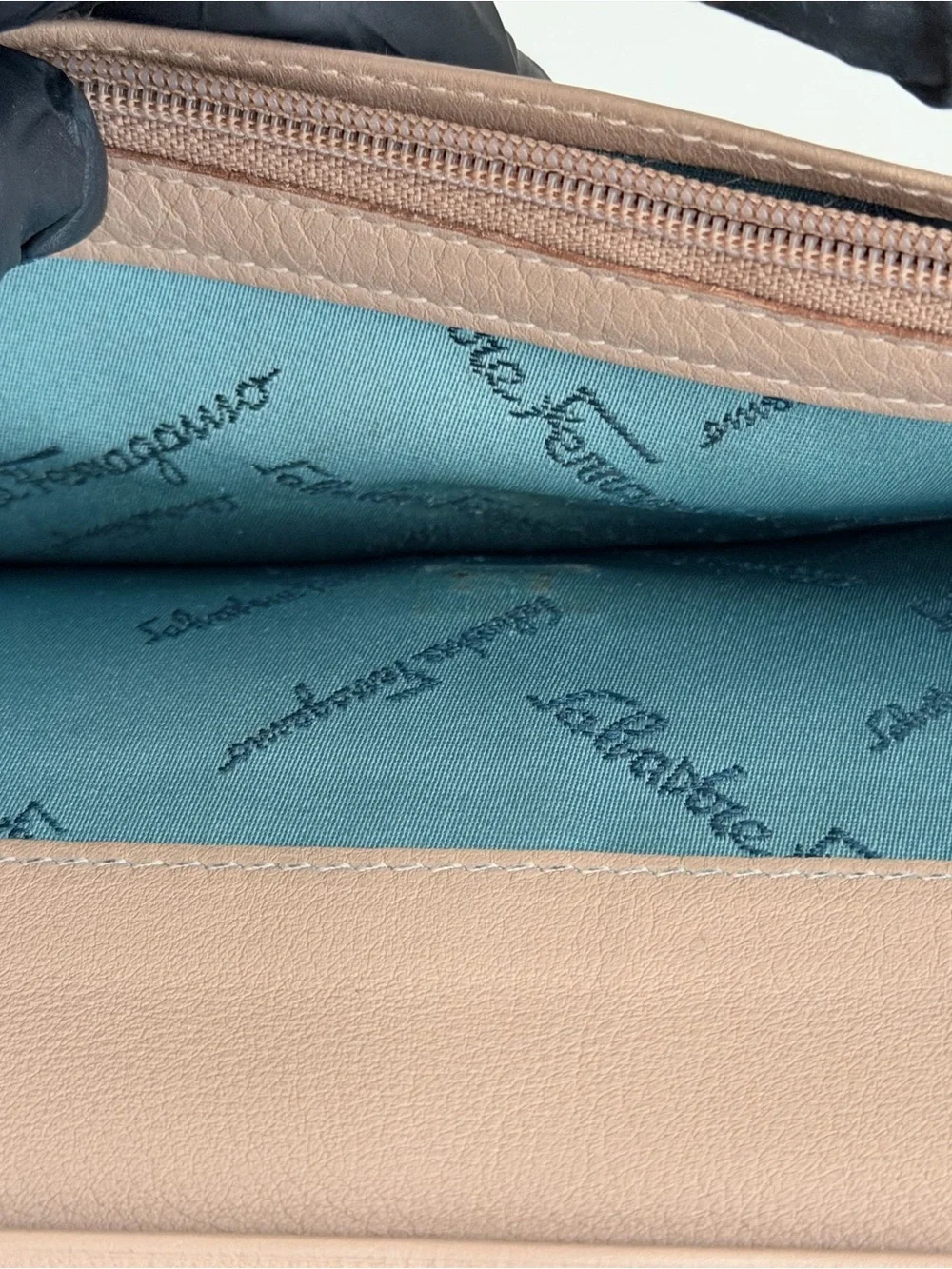 Authentic Salvatore Ferragamo Gancini Continental Leather Wallet